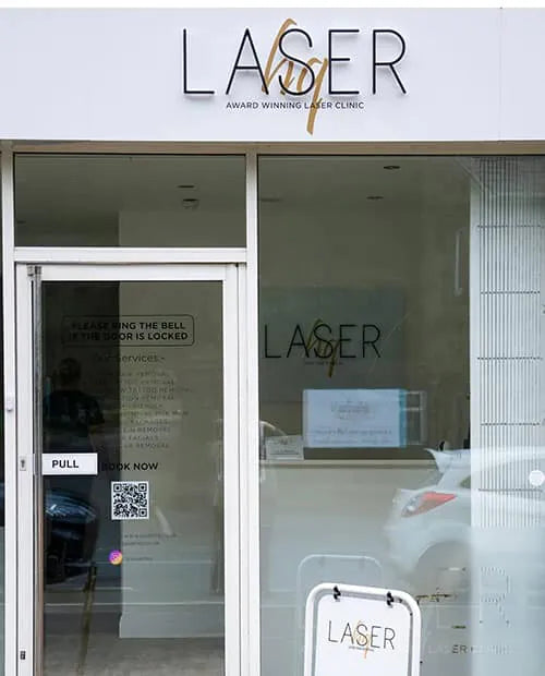 laser hq leeds hq front window