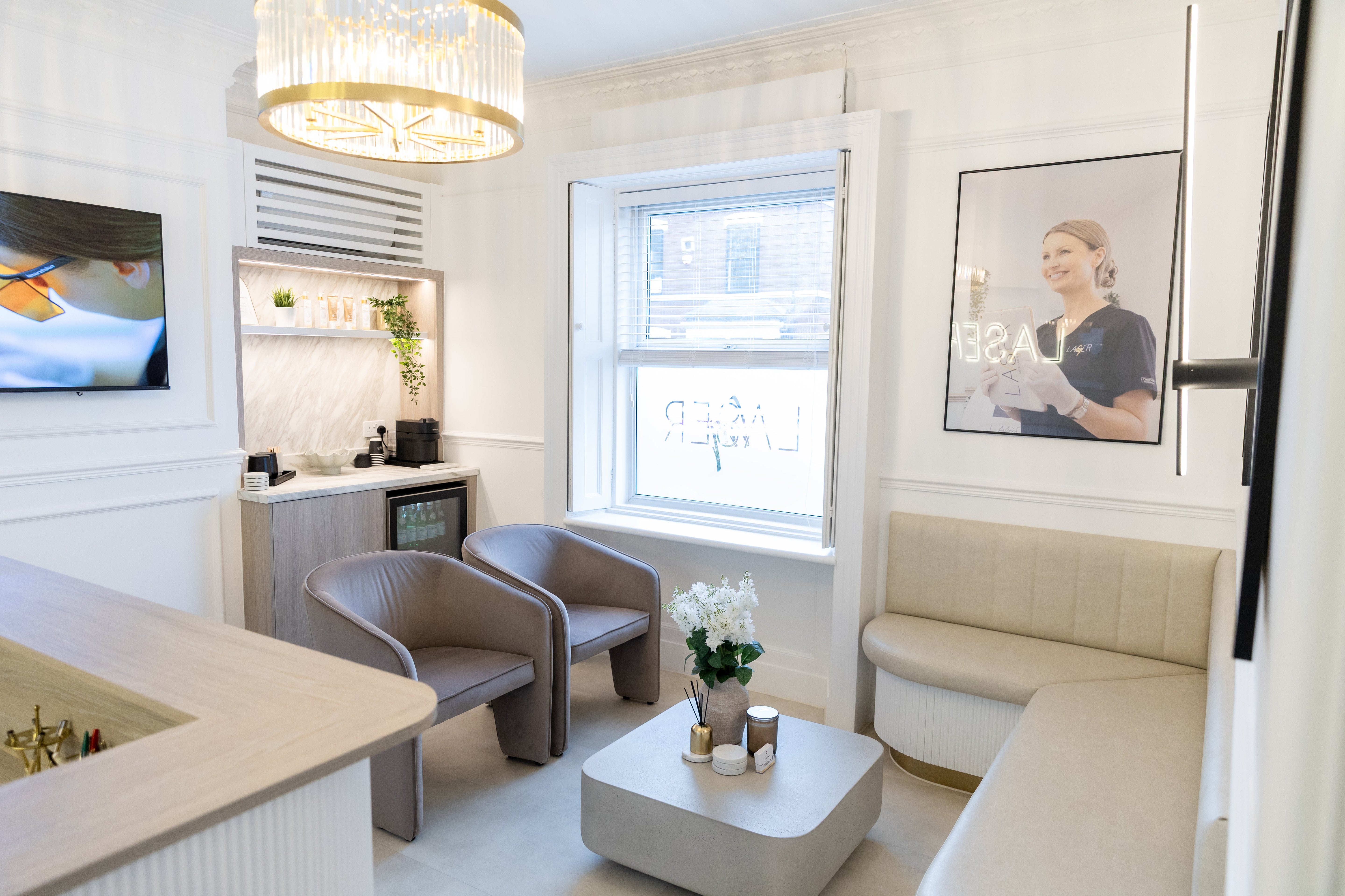 LaserHQ Manchester's New Reception Glow Up